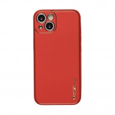 Чехол для iPhone 13 Leather Xshield red