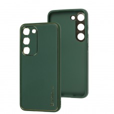 Чохол для Samsung Galaxy S23 (S911) Leather Xshield army green