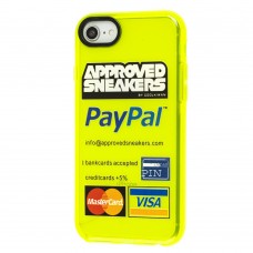 Чехол для iPhone 7 / 8 / SE 20 Neon print PayPal