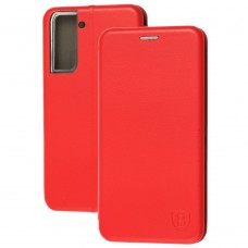 Чехол книжка Premium для Samsung Galaxy S21 (G991) красный