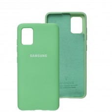 Чехол для Samsung Galaxy A51 (A515) Silicone Full бирюзовый / beryl