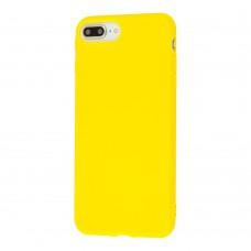 Чехол для iPhone 7 Plus / 8 Plus матовый желтый