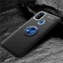 Чехол для Samsung Galaxy M31 (M315) Deen ColorRing с кольцом черный / синий