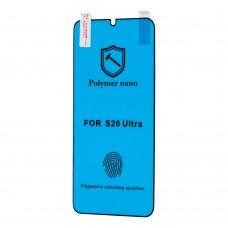 Защитная пленка для Samsung S20 Ultra (G988) Polymer Nano Full Glue черный