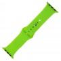 Ремешок для Apple Watch 42-44mm Band Silikone Two - Piece shiny green