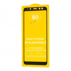 Защитное стекло для Samsung Galaxy A8 2018 (A530) Full Glue черное (OEM)