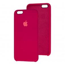 Чехол silicone case для iPhone 6 Plus "красная роза"