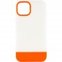 Чохол для iPhone 12/12 Pro Bichromatic matte/orange
