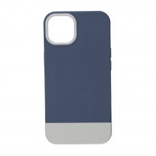 Чехол для iPhone 13 Bichromatic blue / white