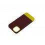 Чохол для iPhone 13 Bichromatic brown burgundy / yellow