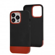 Чохол для iPhone 13 Pro Bichromatic black/red
