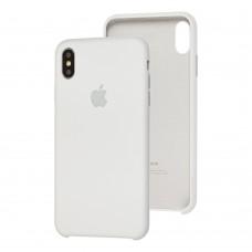 Чохол Silicone для iPhone Xs Max Premium білий