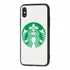 Чехол My style для iPhone X / Xs Starbucks белый 