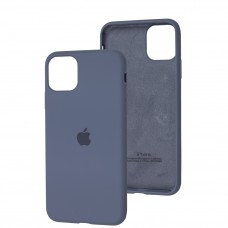 Чохол для iPhone 11 Pro Max Silicone Full лавандовий сірий