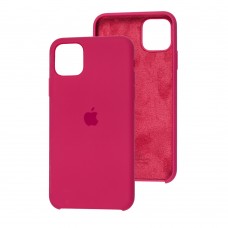 Чехол silicone для iPhone 11 Pro Max case pomegranate