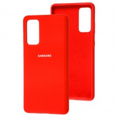 Чехол для Samsung Galaxy S20 FE (G780) Silicone Full красный