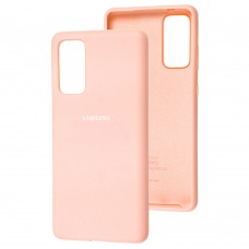Чехол для Samsung Galaxy S20 FE (G780) Silicone Full розовый / pudra