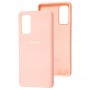 Чохол для Samsung Galaxy S20 FE (G780) Silicone Full рожевий / pudra