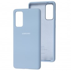 Чехол для Samsung Galaxy S20 FE (G780) Silicone Full голубой / lilac blue