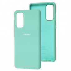 Чехол для Samsung Galaxy S20 FE (G780) Silicone Full бирюзовый / ice blue