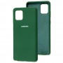 Чехол для Samsung Galaxy Note 10 Lite (N770) Silicone Full зеленый / pine needle