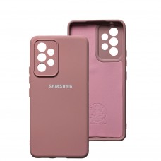 Чехол для Samsung Galaxy A53 (A536) Silicone Full camera розовый / pink sand