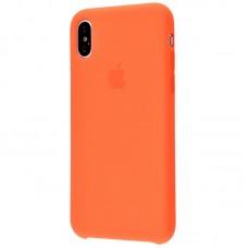 Чехол для iPhone X / Xs Silicone case spicy orange