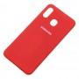 Чохол для Samsung Galaxy A20/A30 Silicone cover червоний