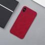 Чехол книжка для iPhone Xs Max Nillkin Qin series красный