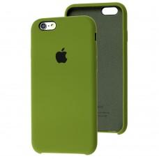Чохол Silicone для iPhone 6 / 6s case army green