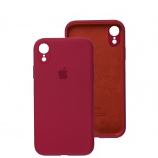 Чехол для iPhone Xr Slim Full camera rose red