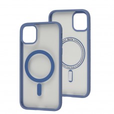 Чехол для iPhone 11 Berlia Color MagSafe new blue