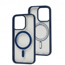 Чохол для iPhone 15 Pro Berlia Color MagSafe blue