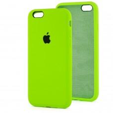 Чохол для iPhone 6/6s Silicone Full салатовий / neon green