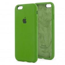 Чехол для iPhone 6 / 6s Silicone Full зеленый / dark olive