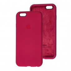 Чехол для iPhone 6 / 6s Silicone Full малиновый / pomegranate 