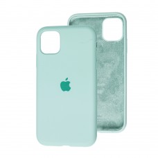 Чехол для iPhone 11 Silicone Full бирюзовый / turquoise