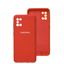 Чехол для Samsung Galaxy A31 (A315) Full camera красный