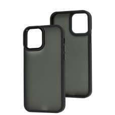 Чехол для iPhone 12 / 12 Pro Metal Bezel черный