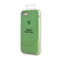 Чехол для iPhone 7 Plus silicon case зеленый