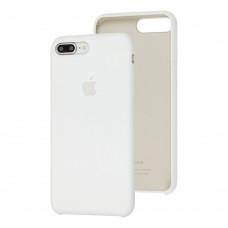 Чохол Silicone для iPhone 7 Plus / 8 Plus case білий