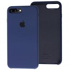 Чехол Silicone для iPhone 7 Plus / 8 Plus case  темно-иний