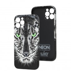 Чехол для iPhone 12 Pro WAVE neon x luxo Wild leopard