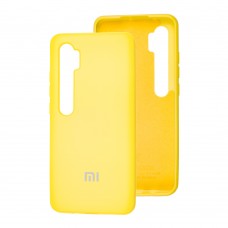 Чехол для Xiaomi Mi Note 10 Lite Silicone Full желтый