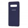 Чохол для Samsung Galaxy S10e (G970) Silicone cover синій