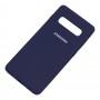 Чехол для Samsung Galaxy S10e (G970) Silicone cover синий