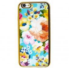 Чехол для iPhone 6 глянец с принтом цветы