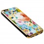 Чехол для iPhone 6 глянец с принтом цветы