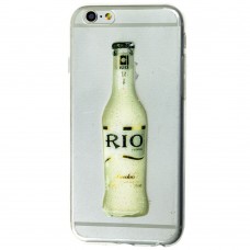 Чехол Rio для iPhone 6 с блесткой светлый