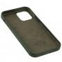 Чехол для iPhone 12 / 12 Pro Full Silicone case cyprus green